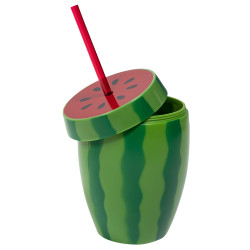 Pohár na melón so slamkou 900 ml